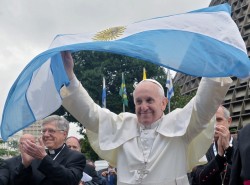 Papa Francesco tra i giovani della GMG di Rio 