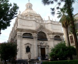 La barocca Badia di sant'Agata di Catania