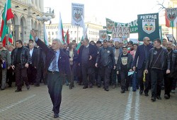 Manifestazione dei nazionalisti di "Ataka"