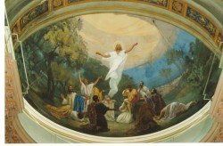 Abside altare centrale - Ascensione di Nostro Signore (Primo Panciroli, 1907)