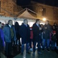 Inaugurazione sagra con il sindaco, Michele Mangione,  Cettino Bellia, Ettore Foti