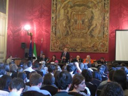 Catania. Aula magna del Rettorato. Sessione inaugurale del 64°congresso della Fuci.