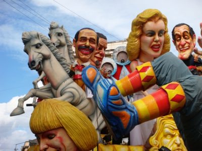 Il compianto carrista Giovanni Coco protagonista al Carnevale 2013 di Acireale