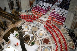 La messa "Pro eligendo romano pontifici" in San Pietro