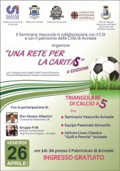 locandina Una rete x la Caritas