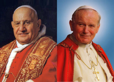 Formidabili gli anni di Giovanni XXIII e Giovanni Paolo II, Papi santi di amore e coraggio