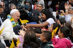 Il Papa nella favela di Varginha