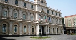 Il palazzo del Rettorato dell'Università di Catania