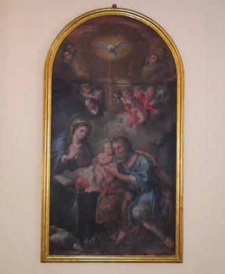 San Leonardello di Giarre: presentato il restauro di una tela settecentesca sulla Sacra Famiglia