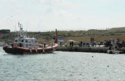 Il porto di Lampedusa