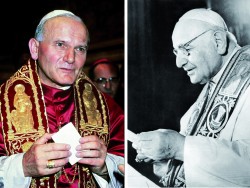 Papa Giovanni Paolo II e Papa Giovanni XXIII