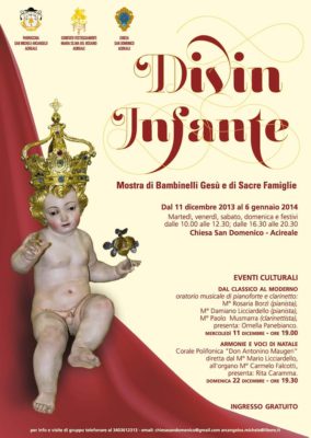 Acireale, concerto musicale per l’inaugurazione della mostra “Divin infante” nella chiesa di San Domenico