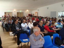 Pubblico presente alla conferenza