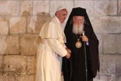 Papa Francesco con Bartolomeo I