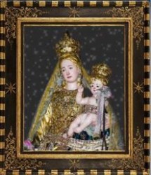 L'immagine della Madonna del Carmelo venerata ad Aciplatani