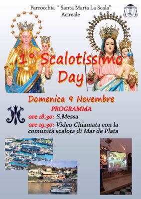 Acireale / Scalotissimo Day metterà in comunicazione gli scaloti acesi con quelli residenti a Mar del Plata (Argentina)