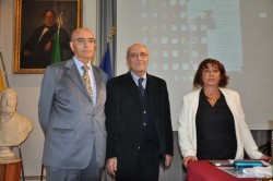 Da sin. il dott. Giuseppe Contarino, il prof. Edoardo Tortorici e la prof.ssa Maria Teresa Magro