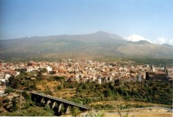 Una vista panoramica di Randazzo