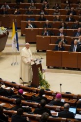 L'intervento di Papa Francesco all'Europarlamento