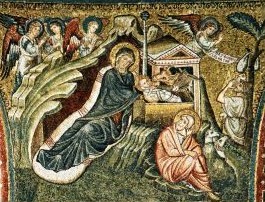 Teologia e arte 3 / L’Annuncio di Pietro Cavallini e la nascita del Salvatore di Jacopo Torriti