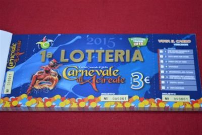 Acireale / “Il più bel Carnevale di Sicilia” ha la sua prima lotteria “in casa”: biglietti a prezzo contenuto