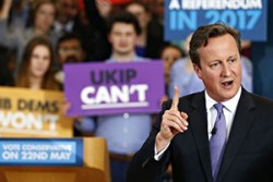 David Cameron, primo ministro britannico