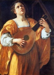Artemisia Gentileschi: Santa Cecilia col liuto