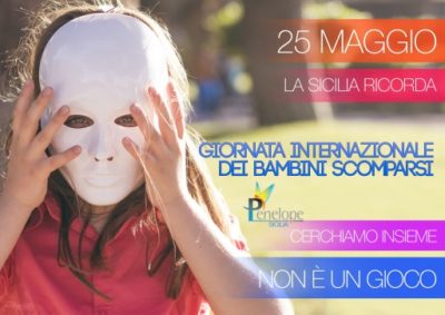 Solidarietà 2 / Il 25 maggio per la “Giornata internazionale dei bambini scomparsi” flah mob a Catania