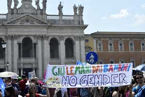 “Difendiamo i nostri figli” / Un  milione di  persone, in piazza a Roma, contro la teoria del “gender”