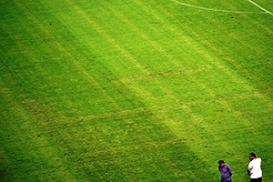 Calcio e vergogne / Uno sport ormai ai titoli di coda: svastica disegnata sull’erba del campo