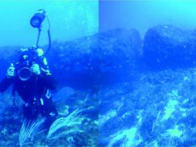 Scoperte archeologiche / Monolito lavorato scoperto in fondo al Canale di Sicilia, risale a 9500 anni fa