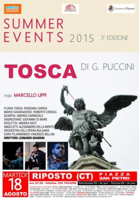 Riposto / La “Tosca” di Puccini in scena il 18 agosto alla “Festa del pesce”