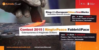 Artigianato / “Fabbri di pace”: venti delegazioni di artisti da tutta l’Europa alla Villa Belvedere fino al 4 ottobre