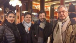 Fabrizio Fratus tra Cristina Cappellini, Pietrangelo Buttafuoco e Tommaso Staiti