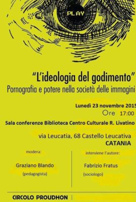 Libri / Domani la presentazione di “L’ideologia del godimento”. L’autore Fratus: “La pornografia distrugge la persona e la comunità”