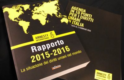 Rapporto 2015 / Amnesty International: diritti umani in pericolo e assalto globale alle libertà