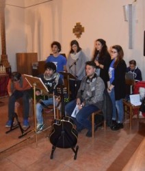 I coro della parrocchia Madonna della Fiducia