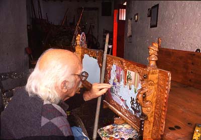 Aci S. Antonio / A 103 anni Domenico Di Mauro, “Minicu u pitturi”, posa per sempre i suoi pennelli