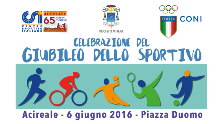 Acireale/ Il 6 giugno Giubileo dello sportivo con il Csi