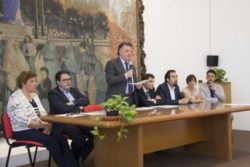 Un momento della conferenza stampa di presentazione