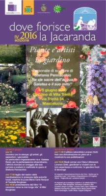 Mascalucia / Il 4 e 5 giugno torna “Dove fiorisce la Jacaranda” mostra di piante e artisti a Villa Trinità