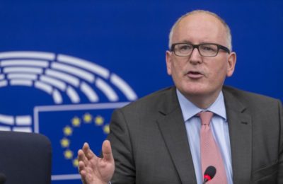 Europa / Timmermans: dopo il Brexit, Italia banco di prova per la democrazia e il progetto europeo