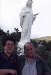 Nando Costarelli e la moglie Carmelita in pellegrinaggio a Medjugorje