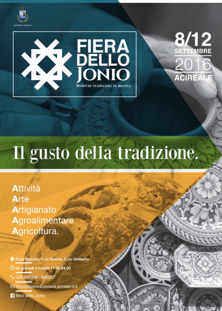 Dall’8 al 12 settembre / Moderne tradizioni in mostra: presentata alla stampa la Fiera dello Jonio 2016