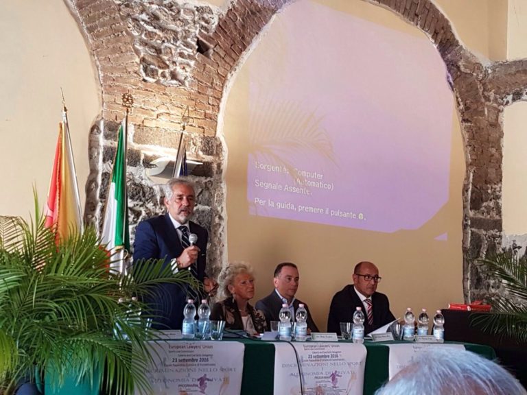 Sport / Convegno a Fiumefreddo su “Discriminazioni nello sport e autonomia dei privati”. La normativa a tutela della persona e del diritto all’uguaglianza