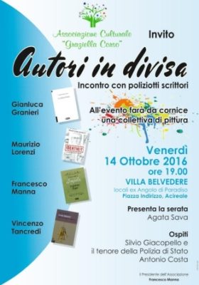 Incontri letterari / Quando la Polizia scrive: “Autori in divisa”, il 14 ottobre ad Acireale e il 15 a Misterbianco