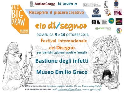 Catania / Le domeniche 9 e 16 ottobre festival del disegno “The big drow”. Laboratori creativi per adulti e bambini