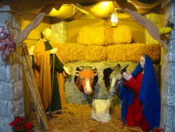 Presepe in cartapesta a grandezza naturale