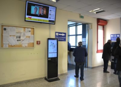 Ospedale Cannizzaro / Installati nuovi infopoint multimediali e bacheche digitali interattivi che migliorano la comunicazione