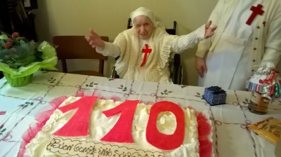 Camilliani / Suor Candida Bellotti compie oggi 110 anni: una vita spesa al servizio degli altri